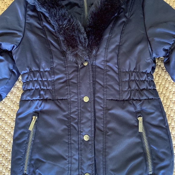 Rothschild Girls Faux Fur Puffer Jacket - Picture 3 of 9